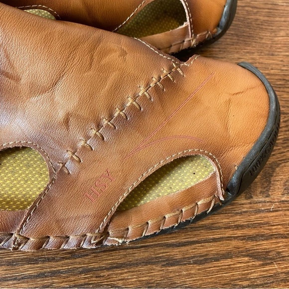 HSY Fashion Men's 100% Caoutchouc Leather Closed Toe Sandal Brown Size 47 - Picture 5 of 10